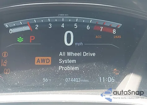 2021 Honda Cr-V Awd Ex-L z USA, uszkodzony, nr VIN 7FARW2H8XME008405